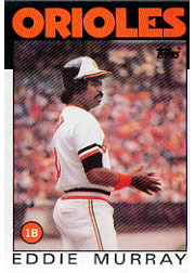 1986 Topps Baseball Cards      030      Eddie Murray